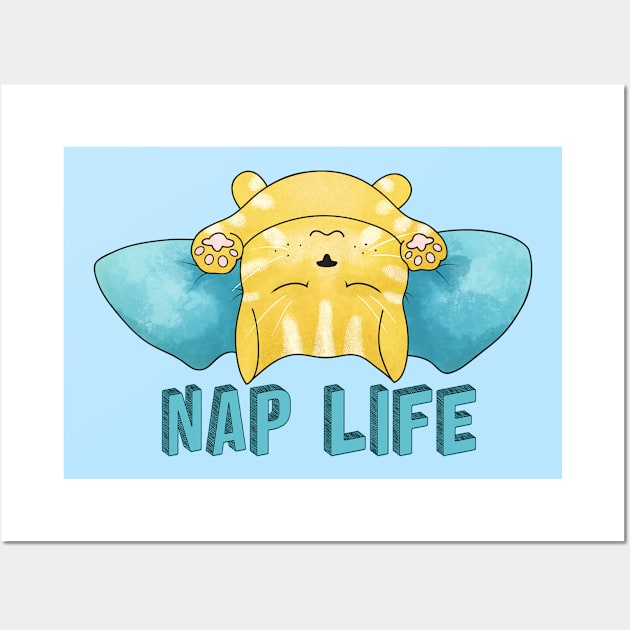 Nap Life Wall Art by TheBlueNinja